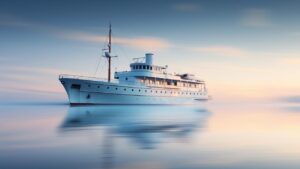 ship in water